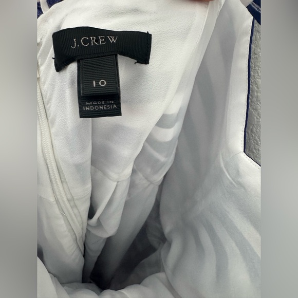 J.Crew Stripe Ruffle Cotton Maxi Dress - 10 - Picture 6 of 12